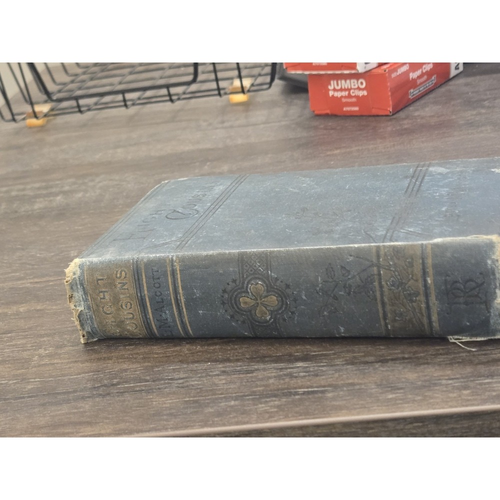Vtg Eight Cousins by Louisa M Alcott - 1892 - B18 Antique Facsimile Signature - Picture 2 of 12